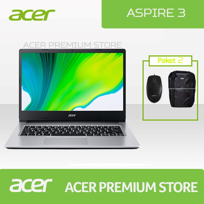ACER ASPIRE 3 SLIM A314-35-C8QL NX.A7SSN.00A N5100/4GB/256GB/14"/WIN10+OHS2019/SILVER