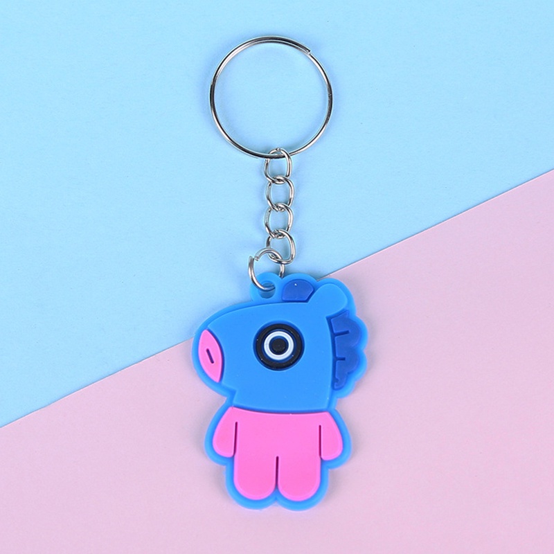 Lucu Kartun Keychain Liontin Hadiah Liburan Hadiah Siswa Hadiah PVC Lembut Hadiah