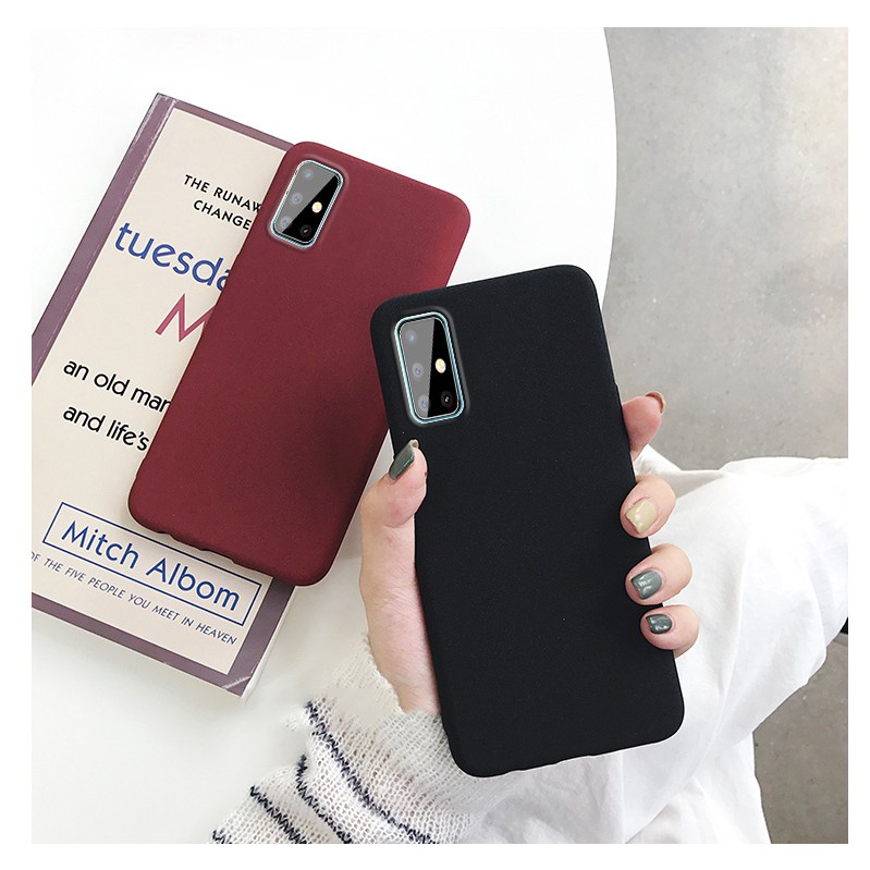 Soft Case Samsung Galaxy A31, A51 dan A71 Slim Matte Silicon Sandstone