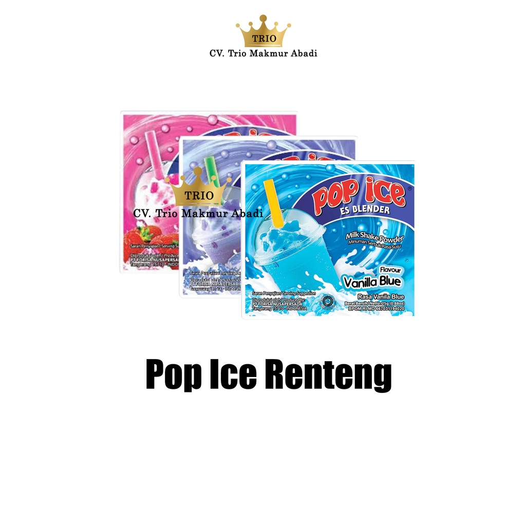 

Pop ice 25g Renteng