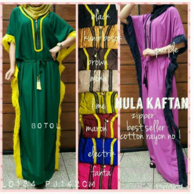 Best Seller Hula kaftan zipper