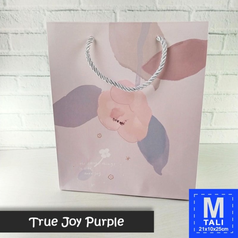 

Paper Bag Tali Motif / Tas Kado Ultah - M TALI TRUE JOY