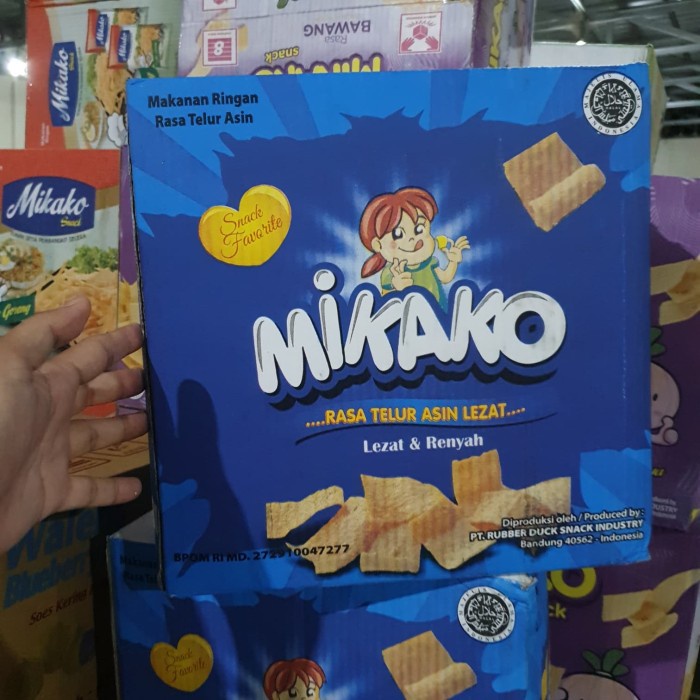 

CTN 10Bag*10s - MIKAKO SNACK TELUR ASIN / SNACK MIKAKO TELOR ASIN atayatoko