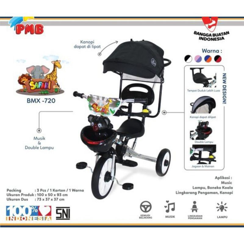 Sepeda Anak roda 3 pmb 720