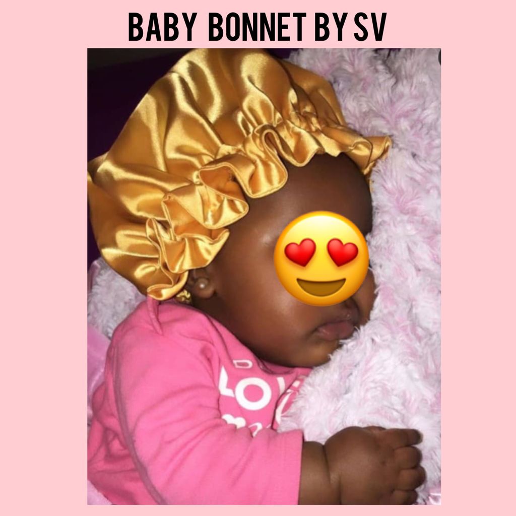 HAIR BONNET BABY DOUBLE LAYER BY SV / HAIR BONNET BABY - HAIR CAP - Hair bonnet - SLEEPING BONNET