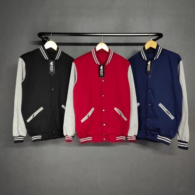 Promo Jaket Bomber Varsity Baseball Polos