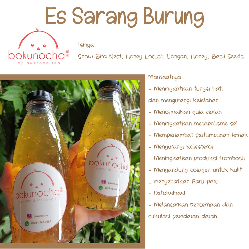 

Es Sarang Burung / Snow Bird Nest Drink