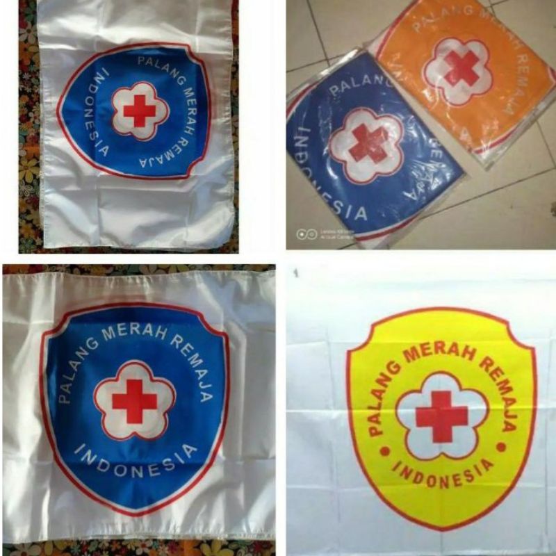 Bendera  PMI PMR WIRA  MADYA 80X120cm