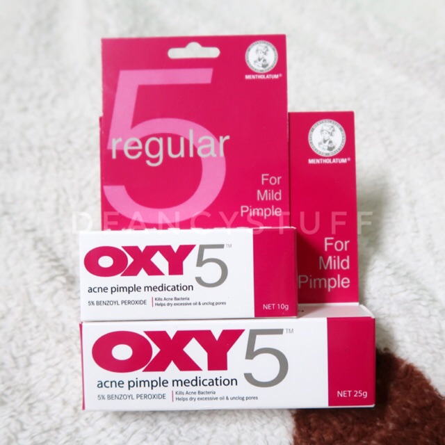 OXY 5 regular acne pimple medication ORIGINAL 10gr 25gr OBAT JERAWAT