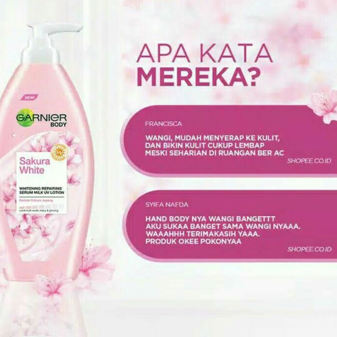 Produk pemutih badan garnier