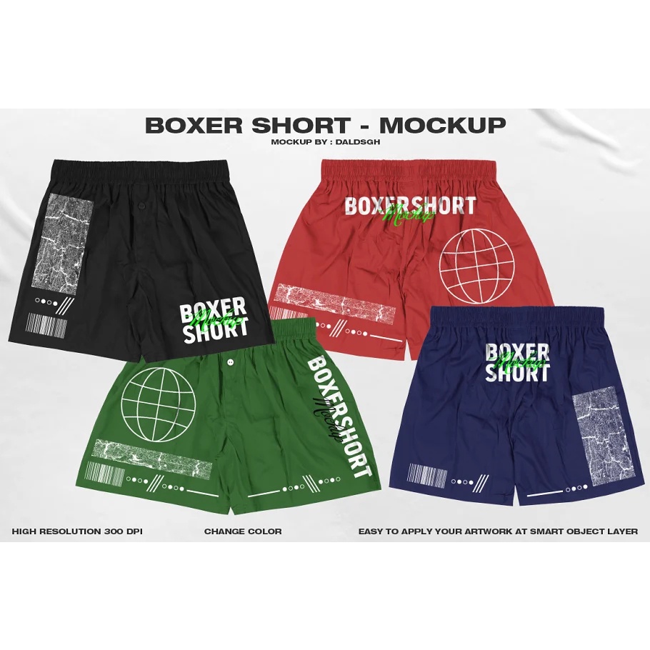 Boxer Short Mockup