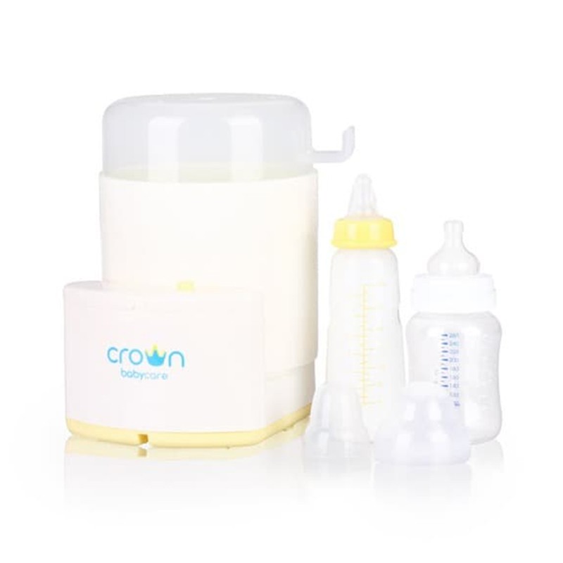 Crown Babycare 3 Bottles Electric Steam Steril Botol Susu Bayi CR-168 CR168