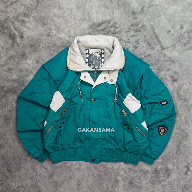 Jaket Vintage Roberta Tonini Ski Racing Crop | Jaket Motor