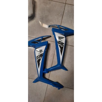 Cover sayap tameng supra x 125 FI 2015 2017 Biru