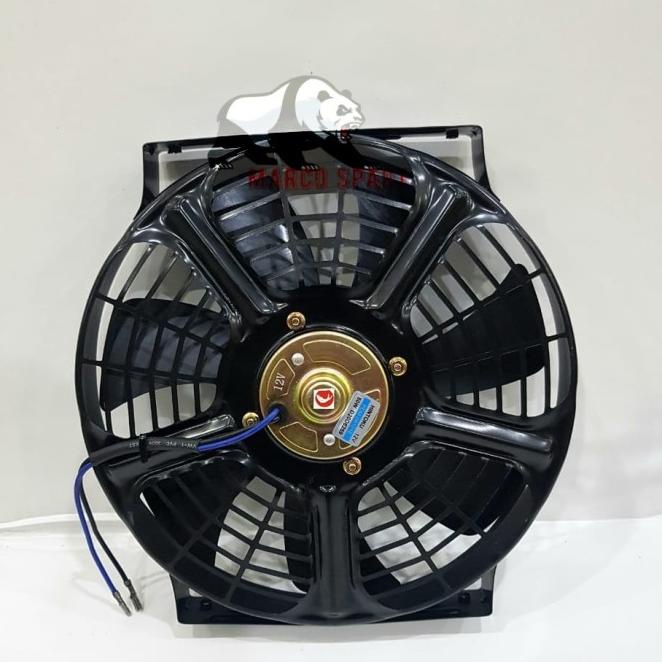 Extra Fan Kipas Motor Ac Mobil Universal Kondensor Radiator