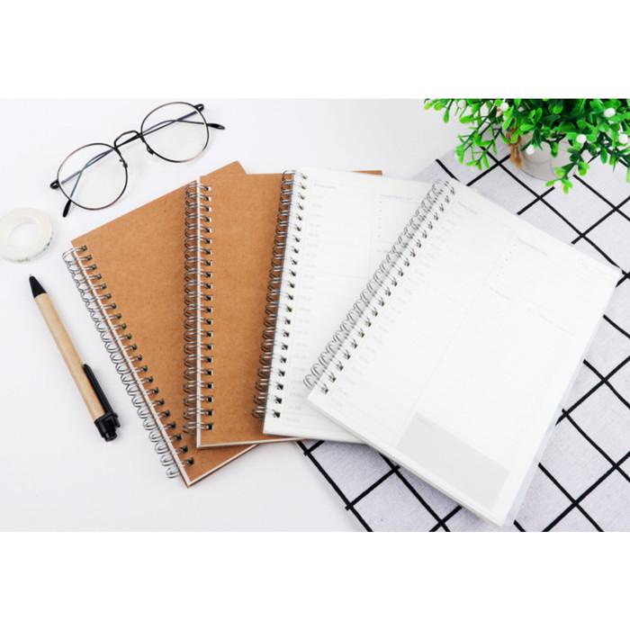 

Book Buku Daily Planner Cover Transparan