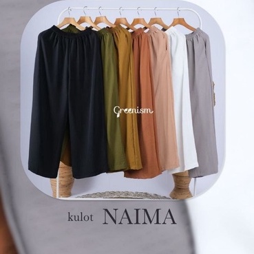 Greenism Celana Kulot Naima Quality Premium (Basic Pants)