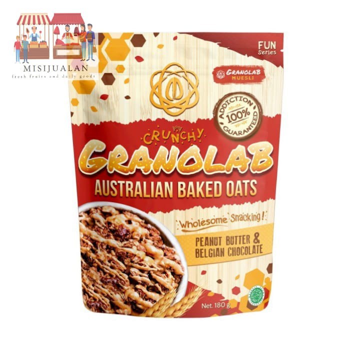 

Granolab Peanut Butter Belgian Chocolate 180 g