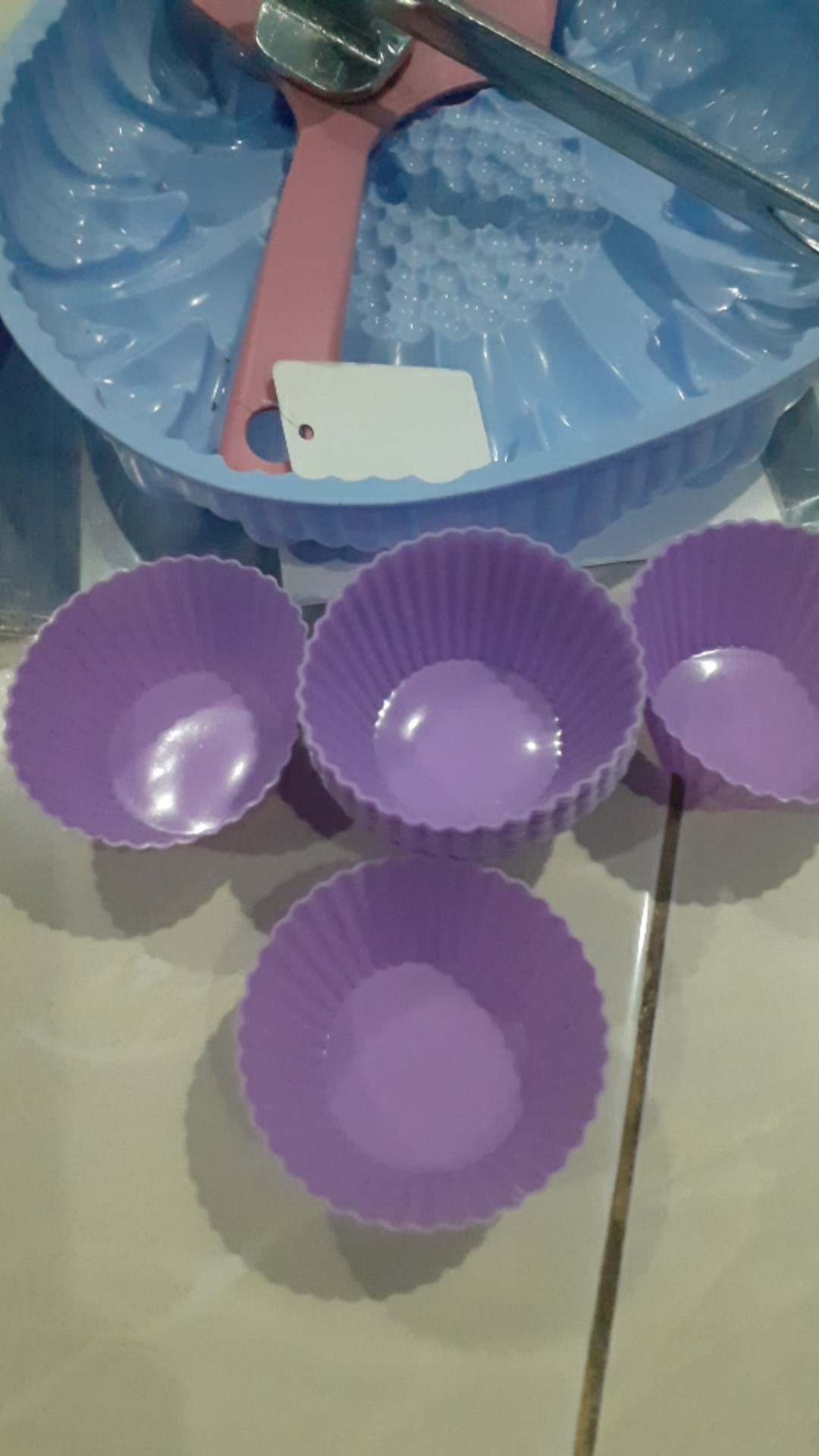 12pcs Cetakan Muffin Bahan Silikon