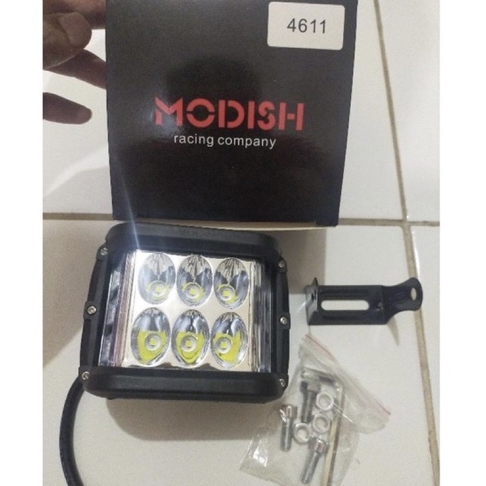 lampu tembak led model rx king lampu sorot 6 mata flash kedip kiri kanan