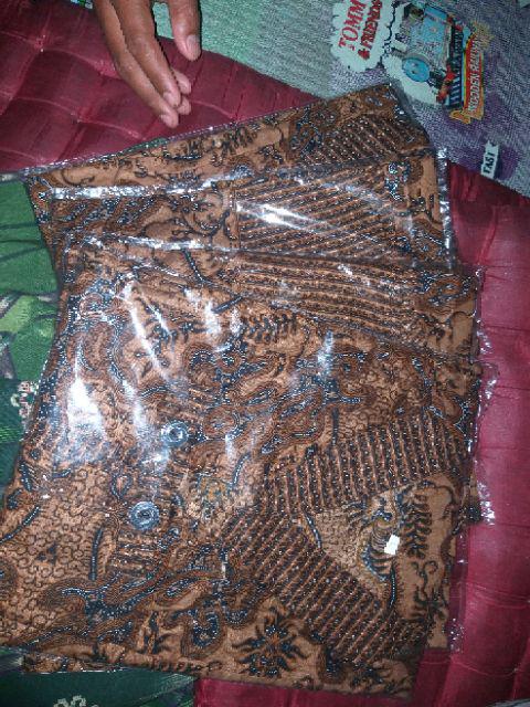 Batik Dolby Dolbi Dobby Doby Tenun Sutra Tulis Katun Atbm Baton Sarimbit Couple Pkl Hem Sogan Srg30x