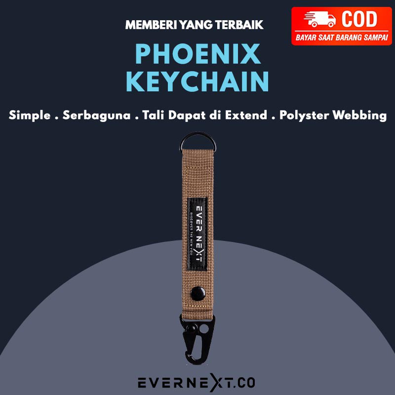 Gantungan Kunci PHOENIX Aksesoris Celana Tas Cowok Pria Keychain Motor Mobil Unik Key Holder COD