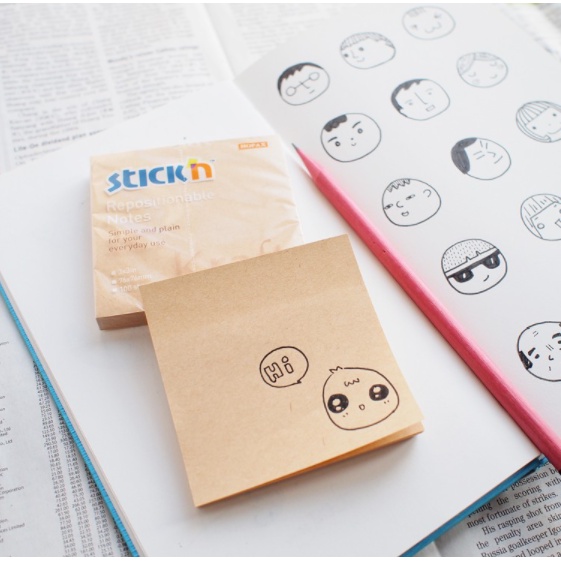 

Stick'N Sticky Notes Kraft / Kertas Coklat stick note
