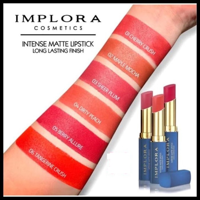 Implora Intense Matte Lipstick Long Lasting Finish