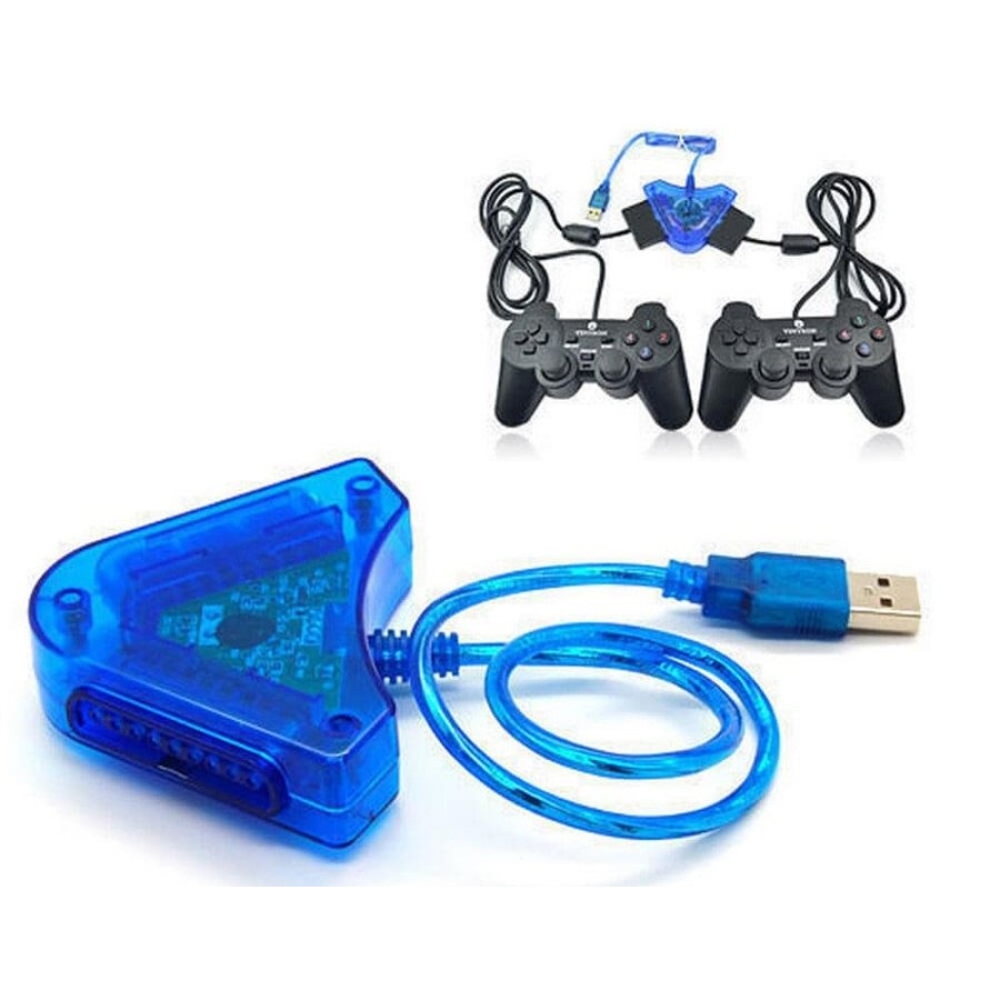 Converter Stik Stick PS2 ke PS3 / PC Double ( 2 PLAYER )