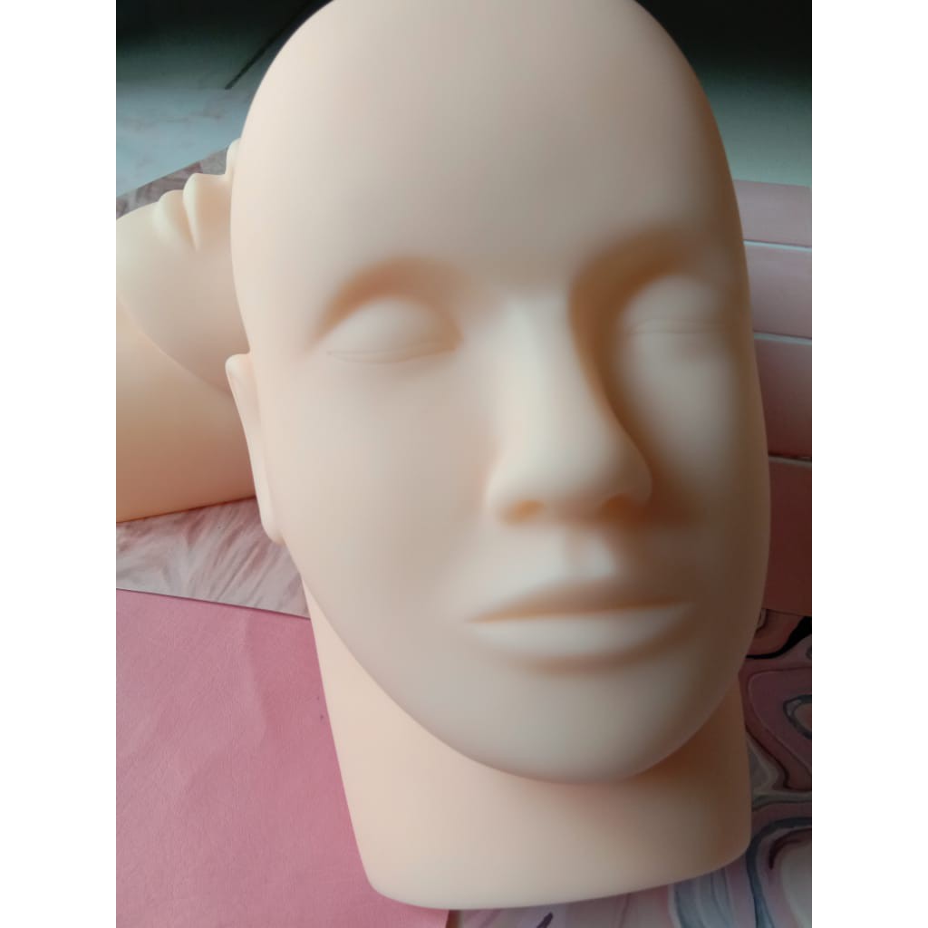 Head Mannequin / KEPALA MANEKIN/ Training Head for Eyelash Make up Sulam