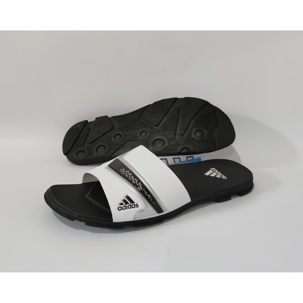 SANDAL PRIA NITRO PUTIH HITAM/SANDAL SELOP PRIA/SANDAL KASUAL/SANDAL DISTRO/SANDAL RUMAH/SANDAL SANTAI