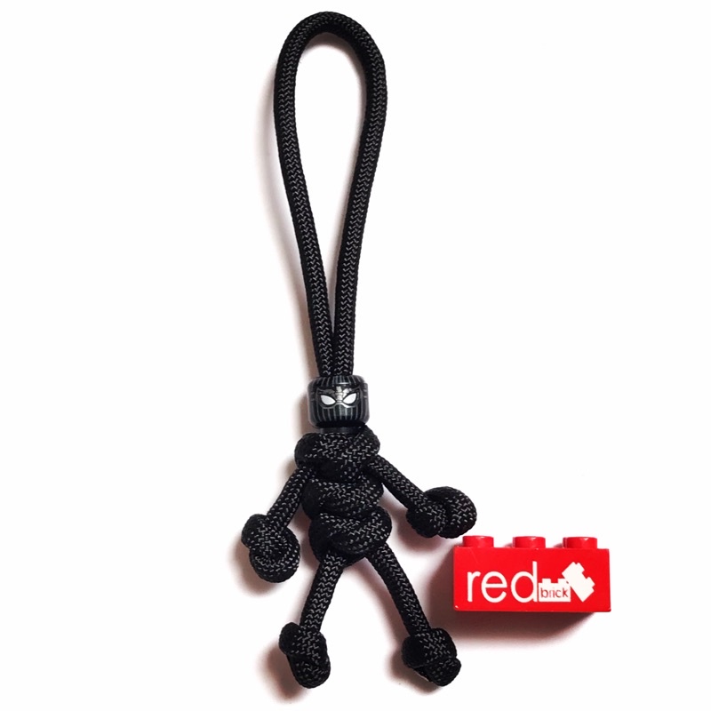 Gantungan Kunci / Bagcharm LEGO Spiderman Night Monkey Paracord Buddy