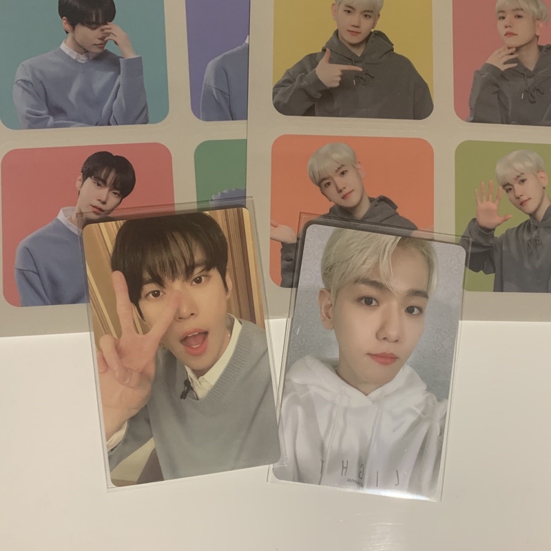 FULLSET rewind blossom baekhyun doyoung photocard (pc + sticker)