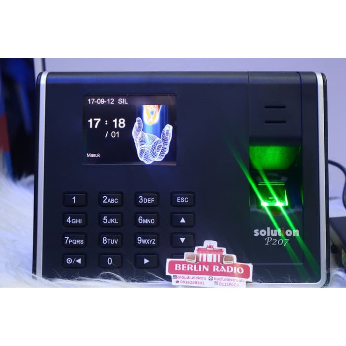 

Termurah Mesin Absen Finger Print Solution P207 Garansi Resmi Terlaris