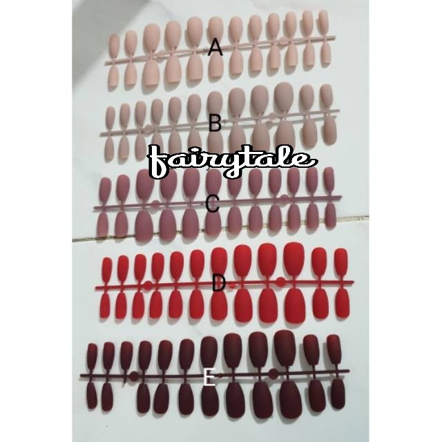 KUKU PALSU WARNA ISI 24 PCS