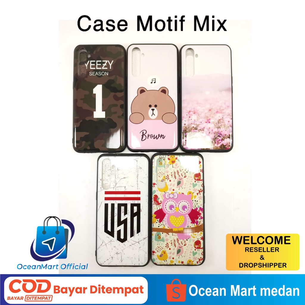 Case HP Motif Mix Realme XT Softcase Handphone Aneka Gambar Aksesoris Handphone HP OCEANMART OCEAN MART Murah Grosir