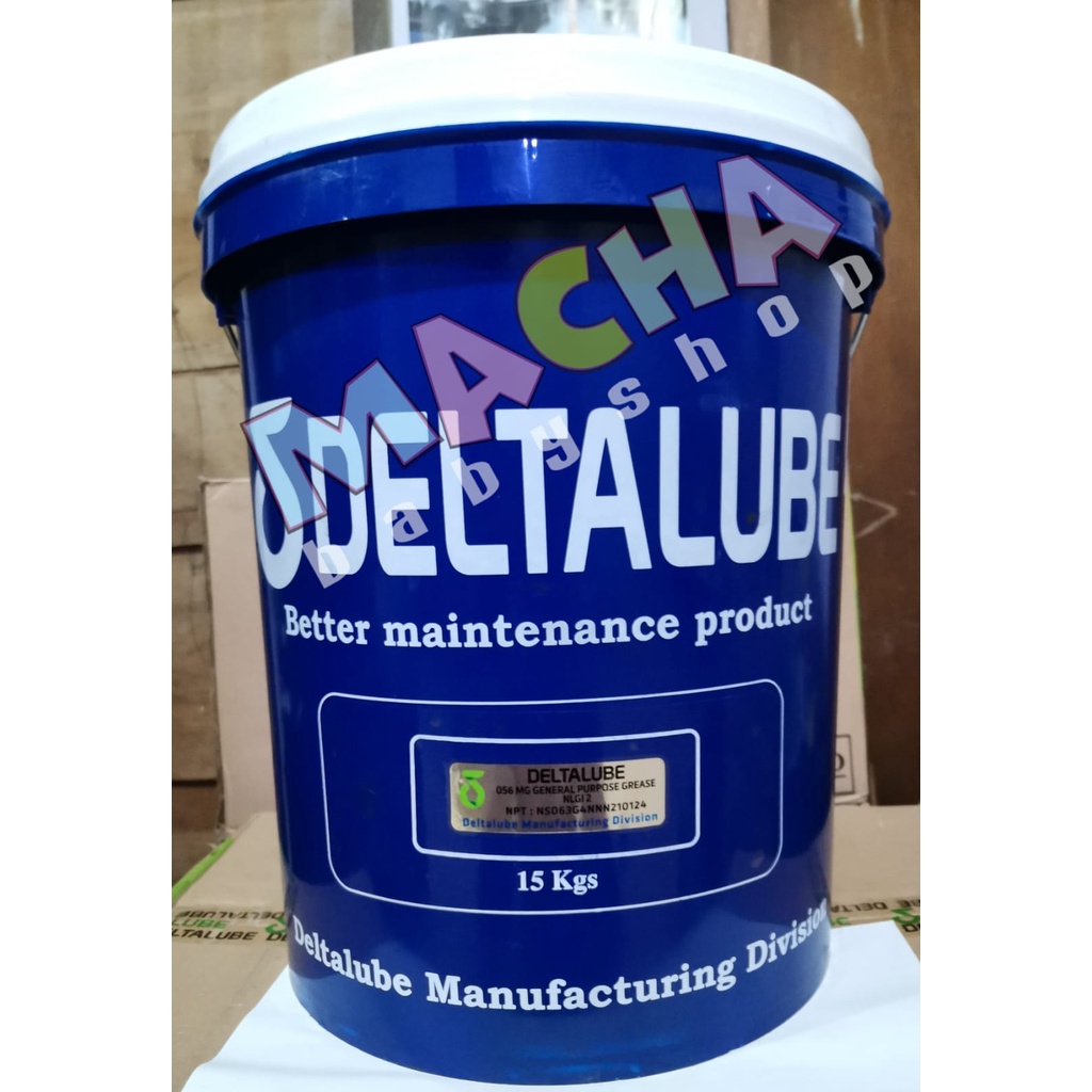 Deltalube Kemasan Pail / Grease 056 (15kg) / Daily Premium Diesel 15w-40 (20Lt) / Multipurpose Sae 40 (20Lt)