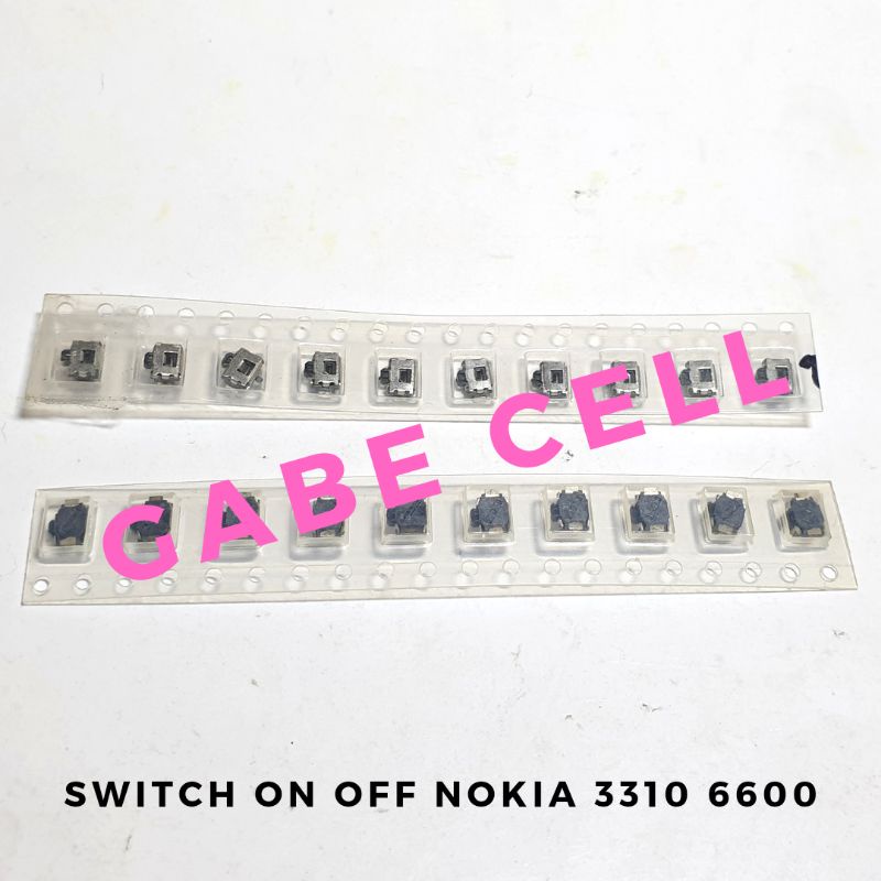 SWITCH TOMBOL ON OFF VOLUME NOKIA 3310 6600 KAKI 4 BESAR