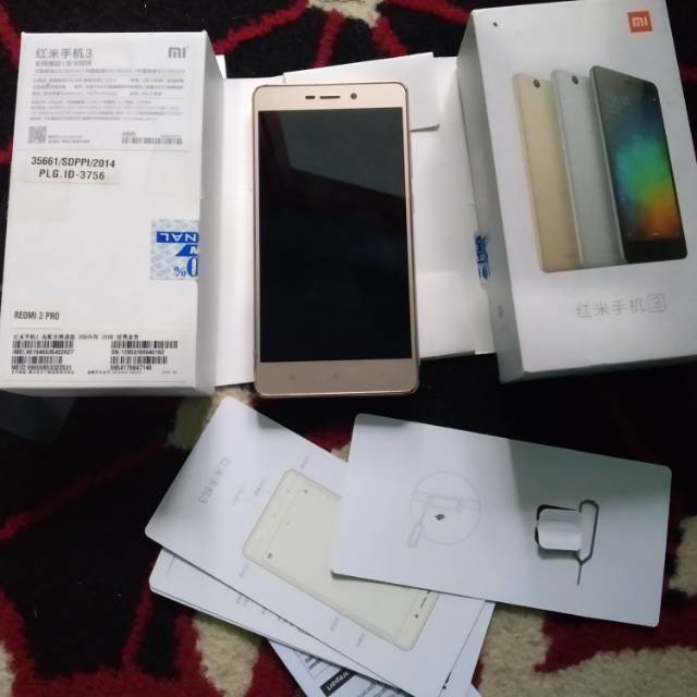 Xiaomi redmi 3 pro bekas