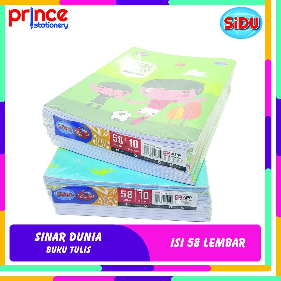 

HOT SALES ㋿ BUKU TULIS SINAR DUNIA ISI 58 LEMBAR V✿