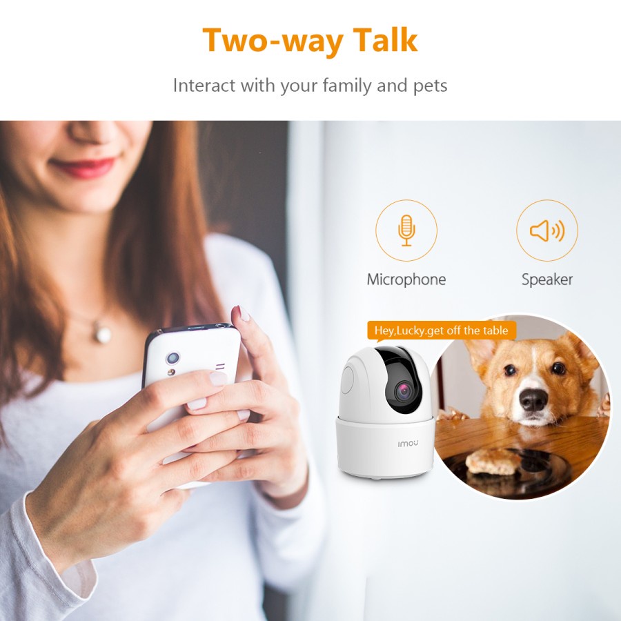 Imou Smart Tracking IP Camera CCTV Wi-Fi Indoor Ranger 2C H.265 1080P