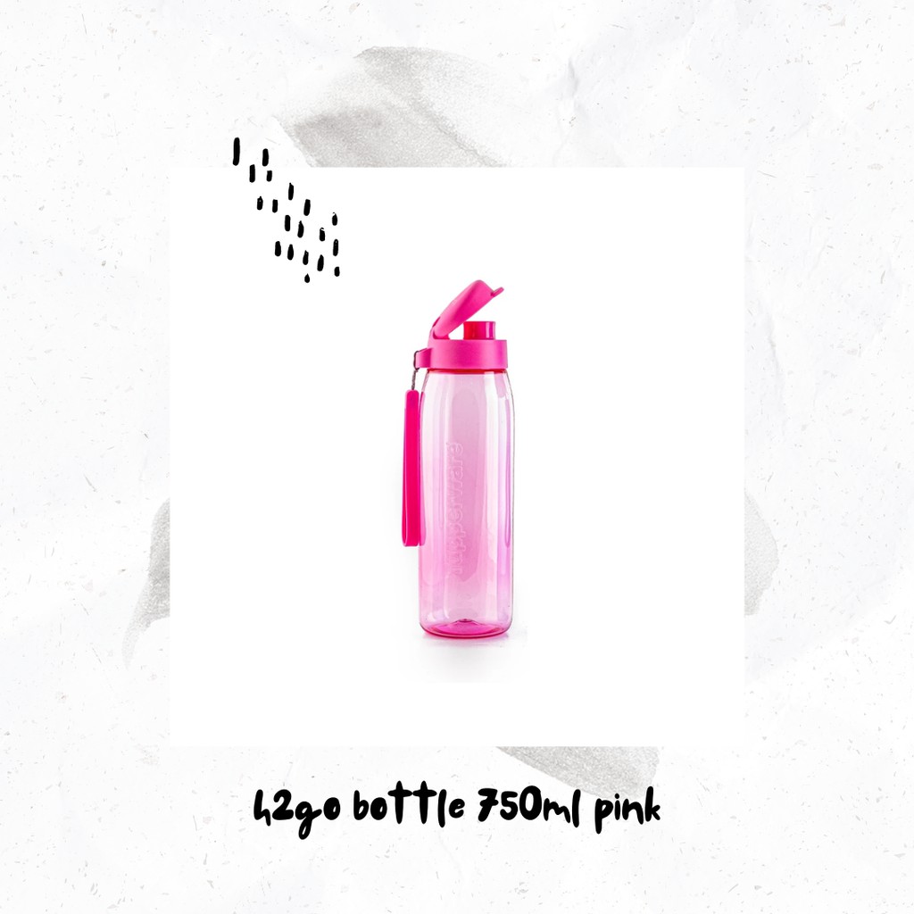 Perlengkapan Dapur - Tupperwate - H2GO Bottle 750ML Pink