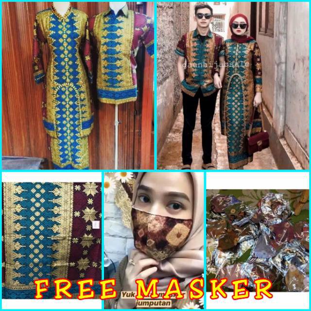 COUPLE BAJU PESTA MEWAH SONGKET