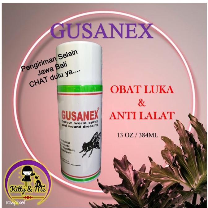 ORIGINAL Gusanex Spray Obat Semprot Perawatan Luka Hewan Ternak Sapi