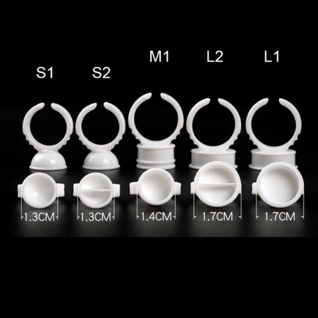 Ring Glue Size (S) (M) (L) isi 100pcs