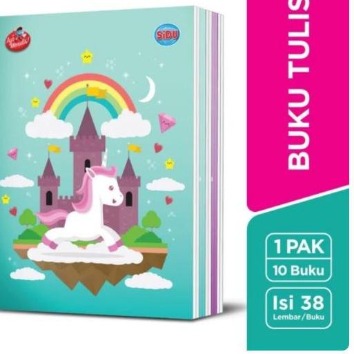 

Update! BUKU TULIS SIDU 38 LBR / BUKU SEKOLAH PACK- 10PCS