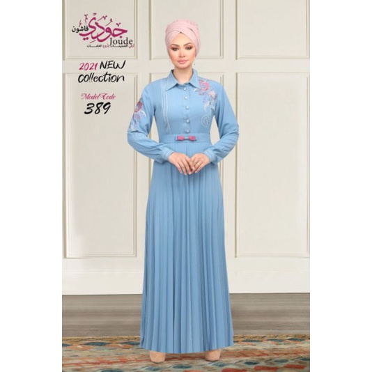 Baju Dress Spesial Cantik Elegan Murah motif bunga abaya Original Mesir