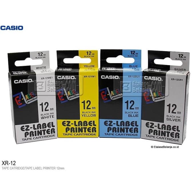 

CASIO XR-12 - TAPE LABEL PRINTER 12mm