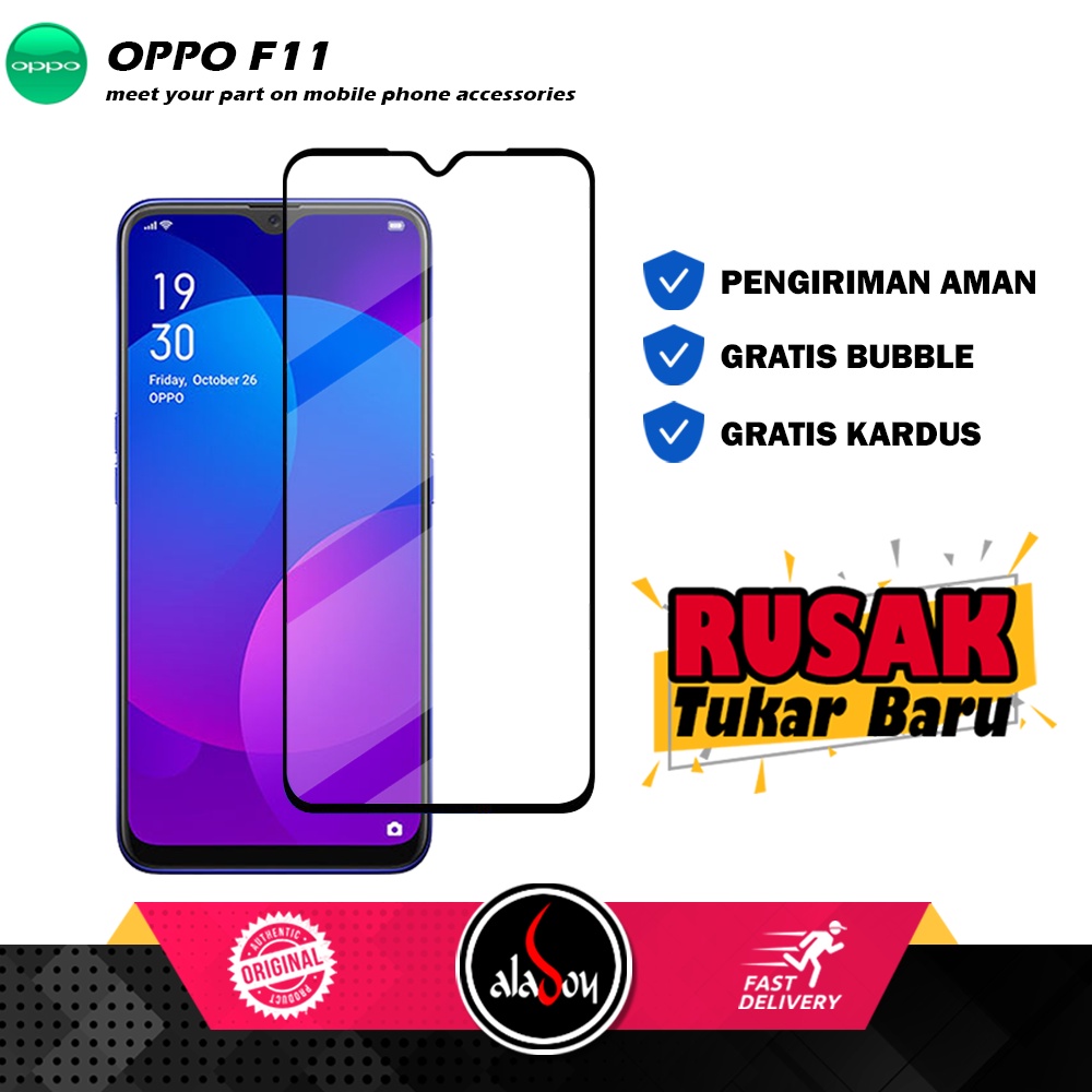 Tempered Glass Oppo F11 Anti Gores Layar Screen Protector