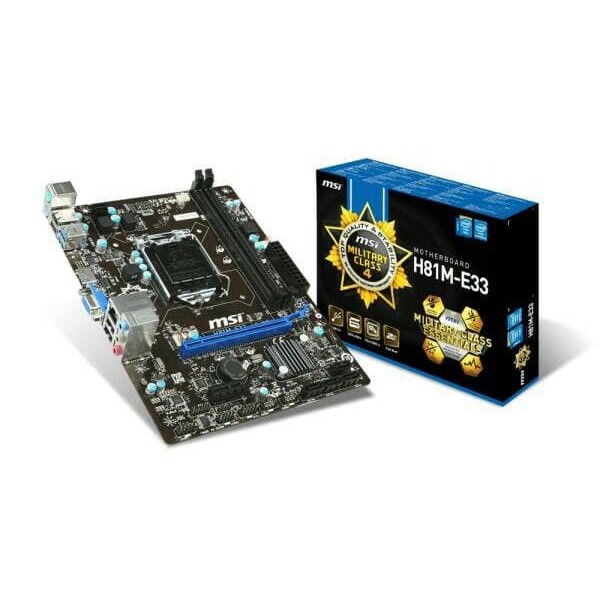 MSI H81M-E33 (LGA1150, H81, DDR3)